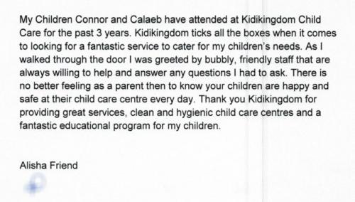 Alisha Friend Testimonial