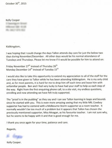 Kelly Cooper Testimonial